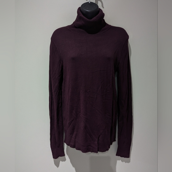 Contemporaine Women's
Turtleneck Sweater in Burgundy - Picture 1 of 5